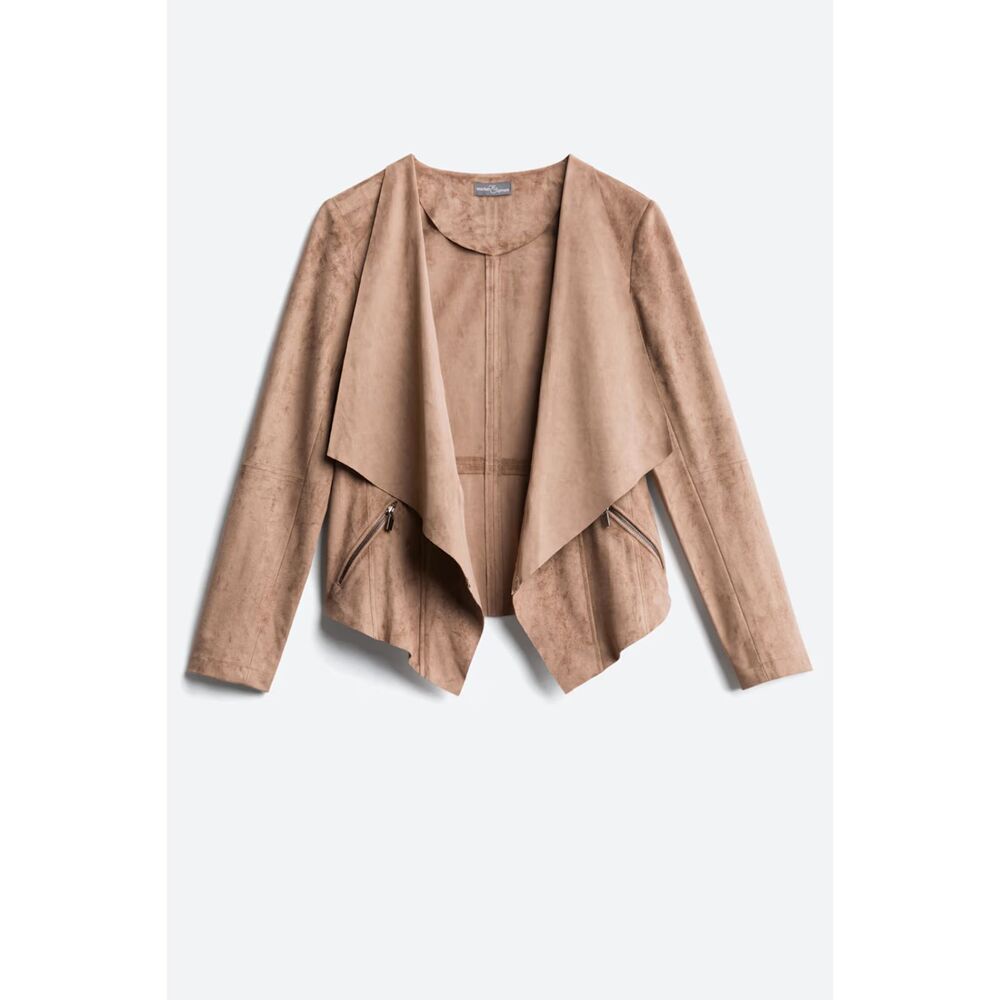 Faux Suede Jacket